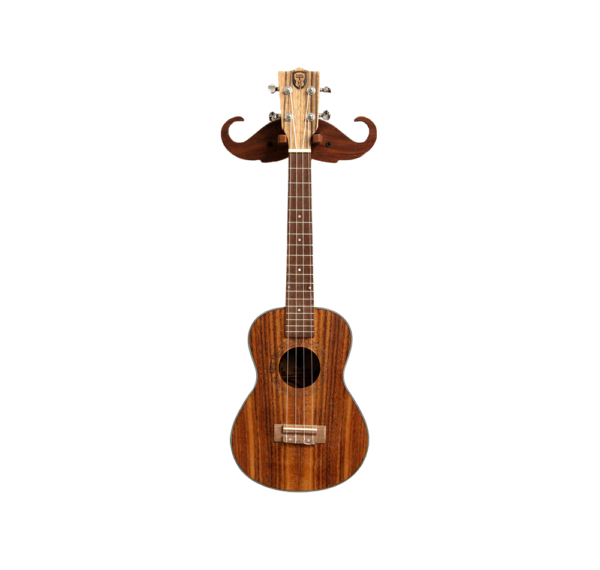 Ukelele Wall Hanger - Mustache