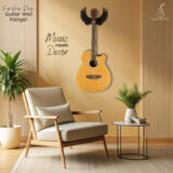 Guitar hanger, guitar stand, Guitar wall hanger, designer guitar hanger, guitar wall mount