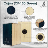 Cajon, Beginners cajon, Fixed snare cajon