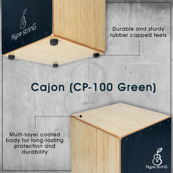 Cajon, Beginners cajon, Fixed snare cajon