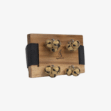 Cajon Attachments, Percussion Add on, Foot gunghroo, wooden ghunghroo
