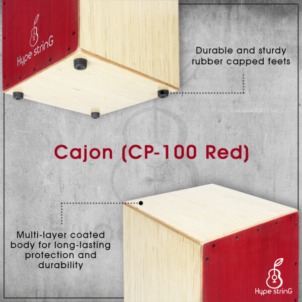 Cajon, Beginners cajon, Fixed snare cajon